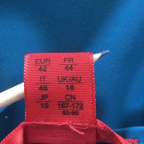 Spanx Halter Swimsuit One Piece Bayside Blue Shaping Slimming Belted Beauty - Picture 11 of 16